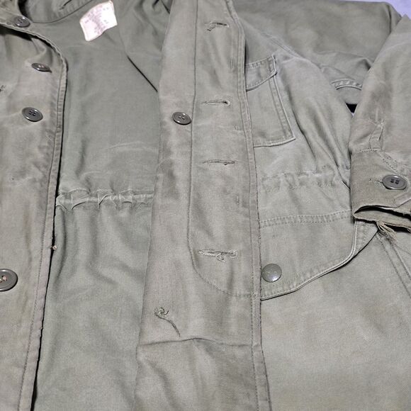 USAF 1965 Dated Vietnam Era OG 107 Field Combat Jacket-Size Medium Regular - Picture 11 of 16